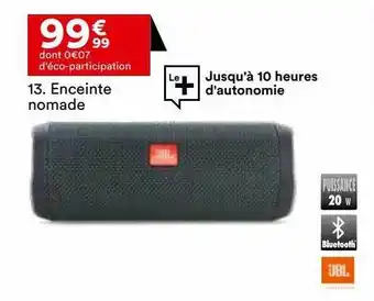 BUT Enceinte nomade jbl offre