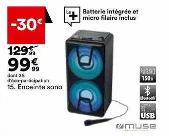 BUT Enceinte sono muse offre