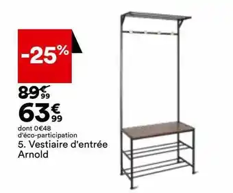 BUT Vestiaire d'entrée arnold offre