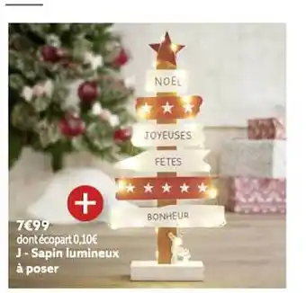 Gifi Sapin lumineux à poser offre