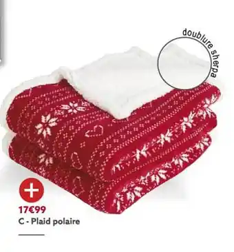 Gifi Plaid polaire offre
