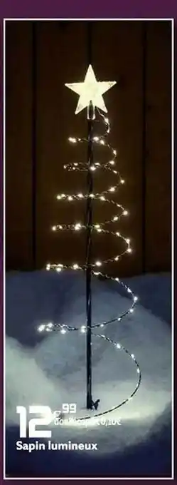 Gifi Sapin lumineux offre