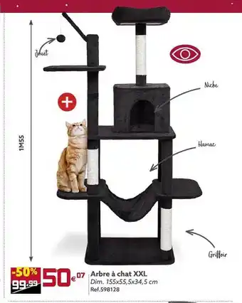Gifi Arbre à chat xxl offre