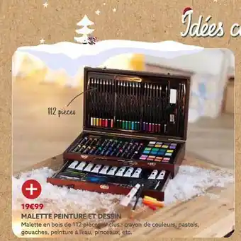 Gifi Mallette peinture et dessin offre