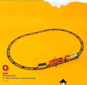 Gifi Train lumineux, animé et musical offre