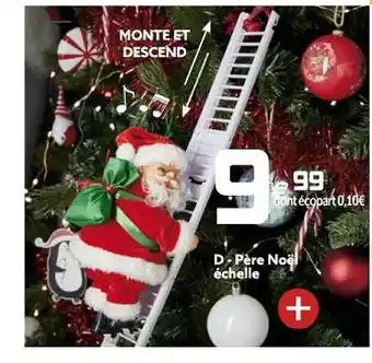Gifi Père noël échelle offre