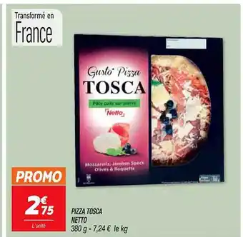 Netto Pizza tosca netto offre