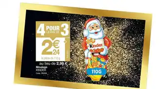 Promocash Moulage kinder offre