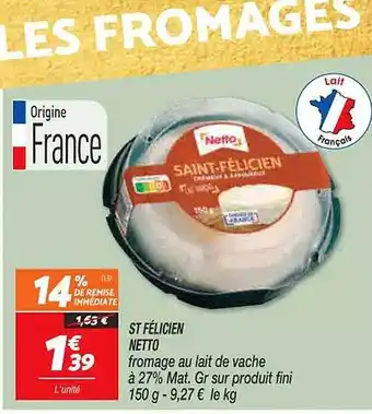 Netto St félicien netto offre