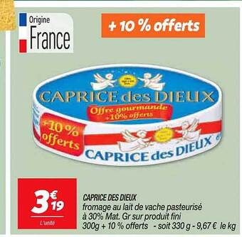 Netto Caprice des dieux offre