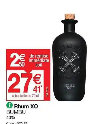 Rhum xo bumbu