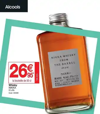 Promocash Whisky nikka offre