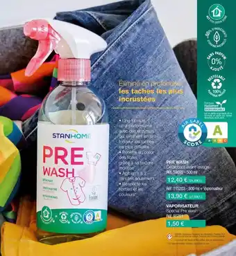 Stanhome Pre wash detachant avant-lavage vaporisateur offre