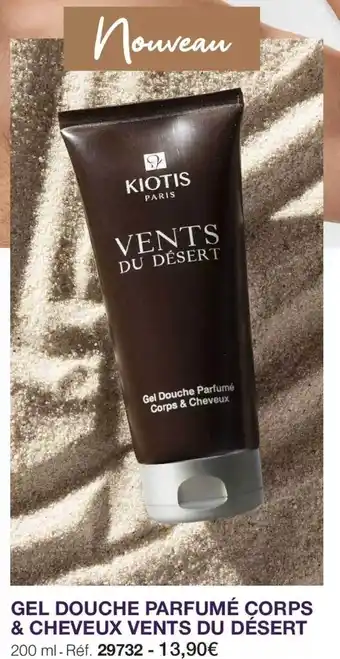 Stanhome Gel douche perfumé corps & cheveux vents du désert kiotis offre