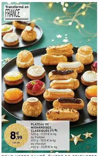 Intermarché Hyper Plateau de mignardises classiques offre