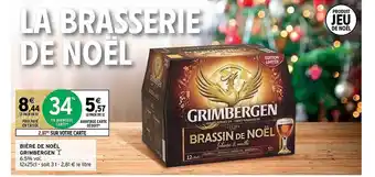 Intermarché Hyper Bière de noël grimbergen offre