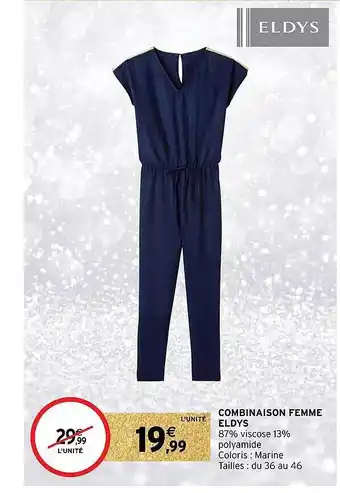 Combinaison femme eldys