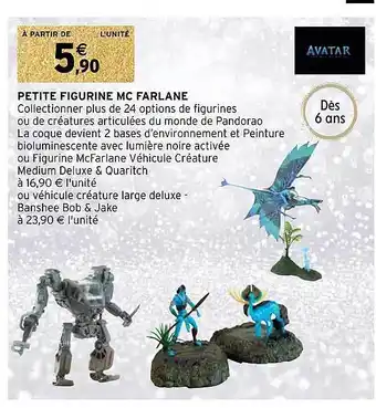Petite figurine mc farlane avatar
