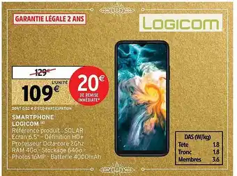 Intermarché Hyper Smartphone logicom offre
