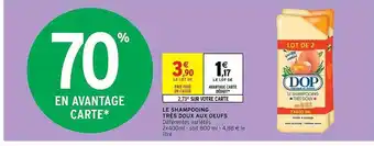 Intermarché Hyper Le shampooing très doux aux œufs dop offre
