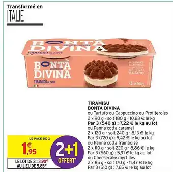 Intermarché Hyper Tiramisu bonta divina offre