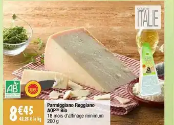 Migros Parmiggiano reggiano aop bio offre