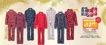 Trafic Pyjama enfant offre
