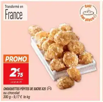 Netto Chouquettes pépites de sucre x25 offre