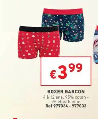 Trafic Boxer garçon offre