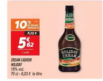 Netto Cream liqueur holiday offre