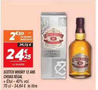 Netto Scotch whisky 12 ans chivas régal offre