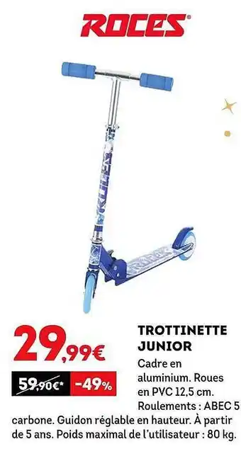 Trottinette junior roces