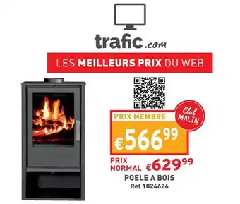 Trafic Poêle à bois offre
