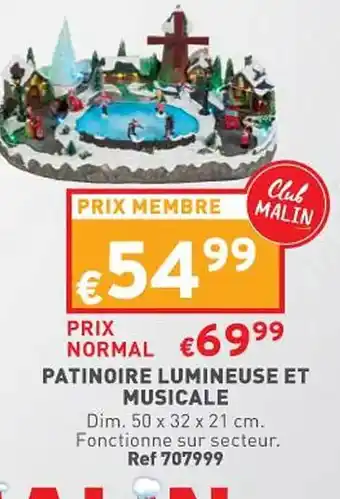 Trafic Patinoire lumineuse et musicale offre