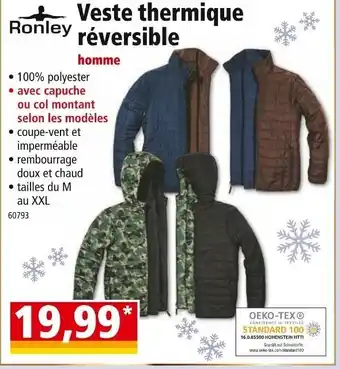 Norma Veste Thermique Réversible offre
