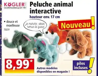 Norma Peluche Animal Interactive offre