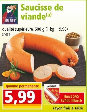 Norma Saucisse de Viande offre