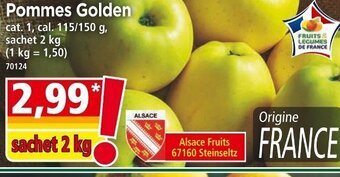 Norma Pommes Golden offre