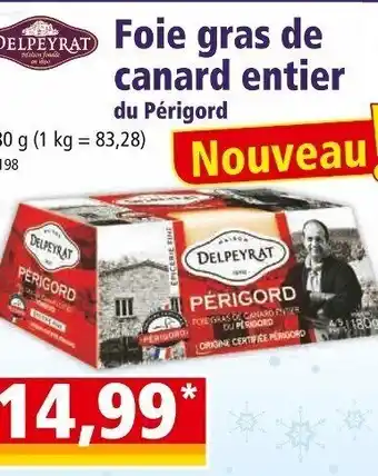 Norma Foie Gras de Canard Entier du Périgord offre