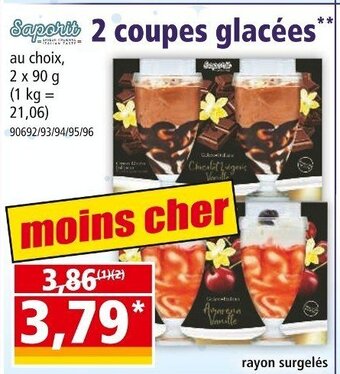 Norma 2 Coupes Glacées offre
