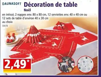 Norma Décoration de Table Noël offre
