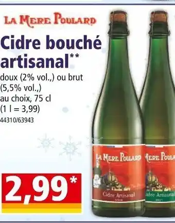 Norma Cidre Bouché Artisanal offre