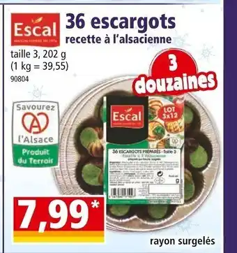 Norma 36 Escargots offre