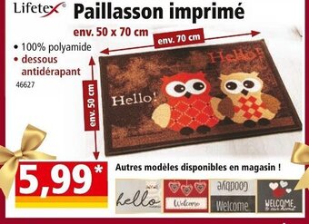 Norma Paillasson Imprimé offre