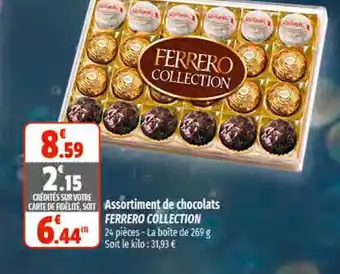 Coccinelle Express Assortiment de Chocolats Ferrero Collection offre