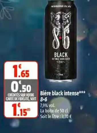 Coccinelle Express Bière Black Intense 8-6 offre