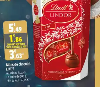 Coccimarket Billes de Chocolat Lindt offre
