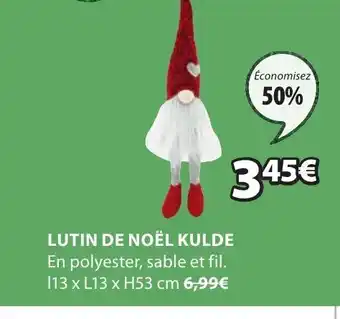JYSK Lutin de Noël Kulde offre