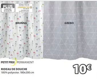 JYSK Rideau de Douche offre