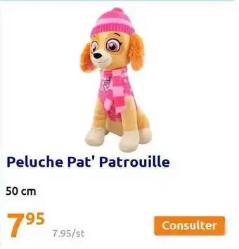 Action Peluche pat'patrouille offre